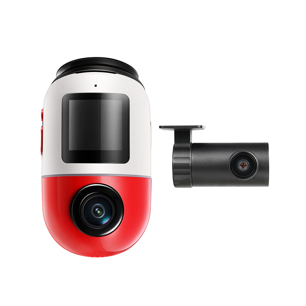 70mai 4K Omni X800 set Czerwona + karta 70mai SD 128GB