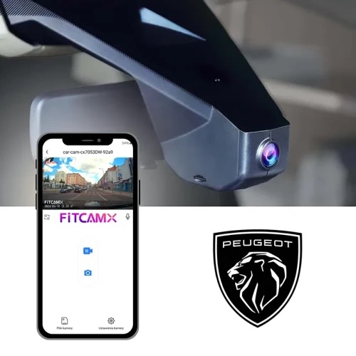 Wideorejestrator FITCAMX Peugeot 3008/5008 (2017-2023)